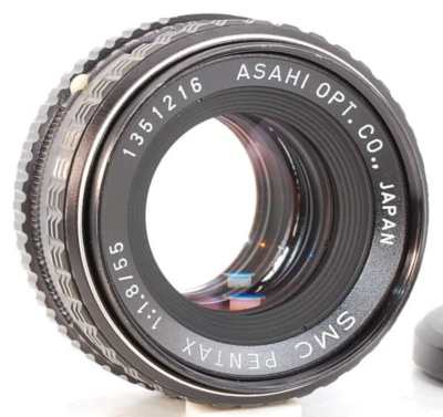 US DDP ASAHI OPT SMC Pentax MF Lens 55mm f/1.8 K-Mount [Excellent+++] Japan #216 - Image 1 of 4