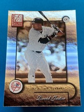 2001 Donruss Elite David Justice #42 New York Yankees