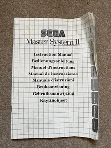 Sega Master System 2 II Instructions Manual Only - Picture 1 of 3