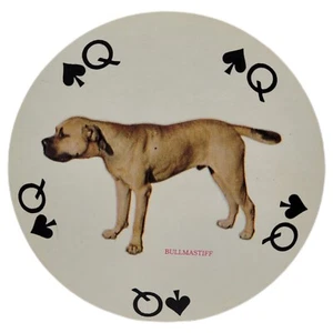 Tarjeta de juego de colección única Bullmastiff Famous Dogs of the World Hong Kong - Imagen 1 de 2