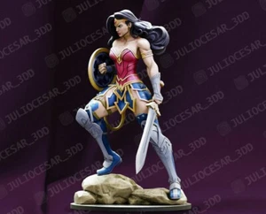 Wonder Woman anime style DC Large Unpainted resin model kit  1/7 scale (200mm) - Picture 1 of 2
