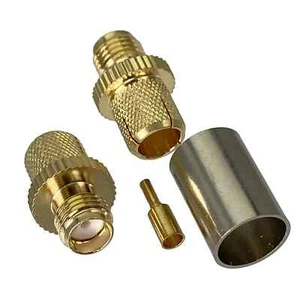 1 pieza conector SMA hembra Jack crimpado RG5 RG6 5D-FB LMR300 cable RF coaxial - Imagen 1 de 10