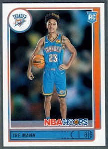 2021-22 NBA Hoops Tre Mann Rookie RC #237 Thunder - Bild 1 von 2