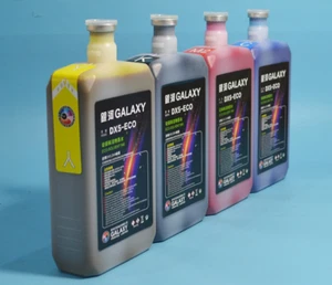 Bright Color Galaxy DX5 Eco Sovlent Ink for Mimaki Roland Printer 4color/set - Picture 1 of 4