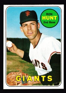 1969 Topps #664 Ron Hunt Giants EX+ - Imagen 1 de 2