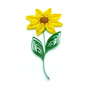 1 FLEUR en papier Quilling Fait main  _ 10X5cm _ Scrap carterie embellissement  - Imagen 1 de 29