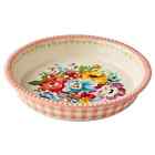 The Pioneer Woman Sweet Romance Blossoms 9-inch Ceramic Pie Plate