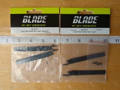 Blade Upper Main Blade Set (1 pair): Scout CX BLH2721 & BLH2720 Lower Main Blade - Image 1 of 4