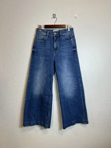 Frame Le Vintage Crop Wide Leg Women's Denim Jeans 25 - Picture 1 of 10
