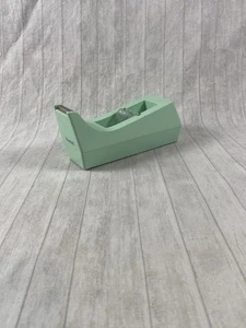 Dispensador de cinta de escritorio con peso Scotch C-38 3M EE. UU. verde como nuevo hecho en EE. UU. - Imagen 1 de 6