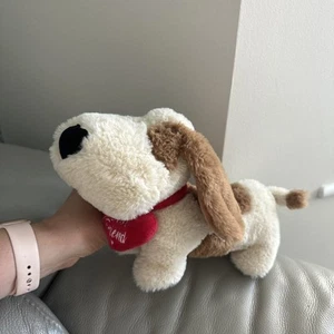 Peluche Sainsbury’s Best Friend parche perro juguete suave salchicha cachorro corazón - Imagen 1 de 11