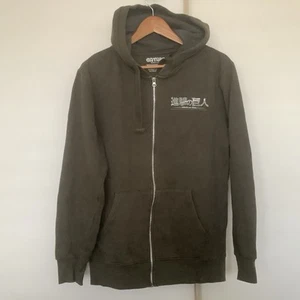 GATAKA Thick MENS Hoodie Size Medium Olive Colour VGC - Picture 1 of 5