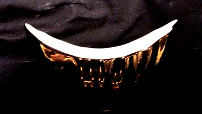 Cuenco para servir dorado Strawberry Street 2 asas 8" - ex. estado. Foto 1 de 4