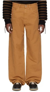 Maison Margiela Canvas Trousers 32 – Made in Italy Tobacco Workwear Pants - Picture 1 of 19