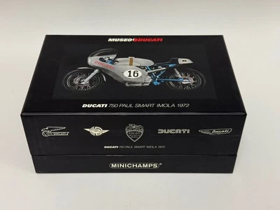 1/12 Minichamps Ducati 750 of Paul Smith form 1972 Imola race 122720016 ABG103 - Image 1 of 4