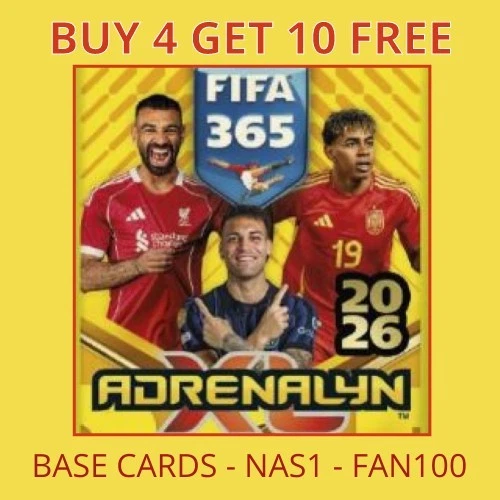 FIFA 365 Adrenalyn XL Panini 2025/26 Card Collection NAS - FWC - FAN - Image 1 of 1