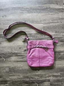 Coach Umhängetasche Abby Duffle Rosa Leder - Bild 1 von 5