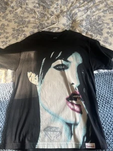 Diamond Supply Y2K Angelina Jolie Distressed Mens Large Short Sleeve T Shirt - Picture 1 of 3