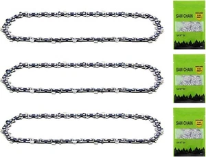 6 Inch Mini Chainsaw Chain, Replacement Cordless Battery 6 inches, Black - Picture 1 of 7