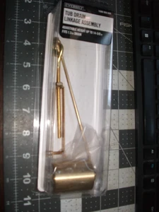 EVERBILT Tub Drain Linkage Assembly, Brass, 1-Pack , 14.625 inches 863009 - Picture 1 of 2