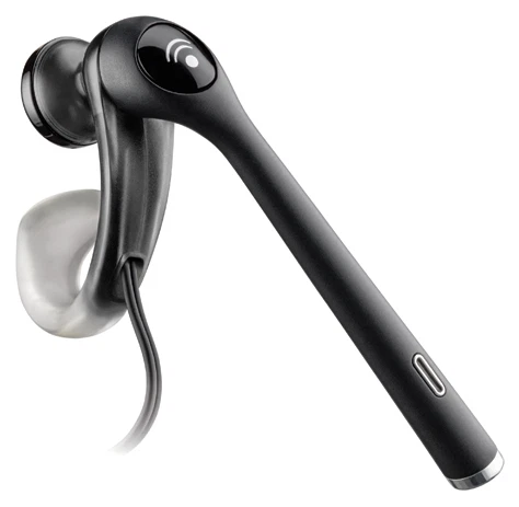 Verizon Plantronics MX250MCAE Black/White Ear-Hook Headsets - Image 1 of 1