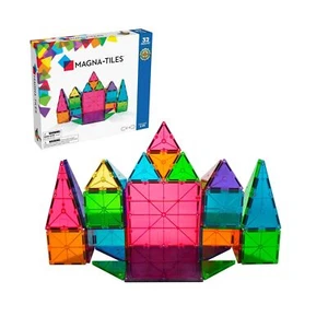 MAGNA-TILES Classic 32-Piece Magnetic Construction Set, The ORIGINAL Magnetic... - Picture 1 of 7