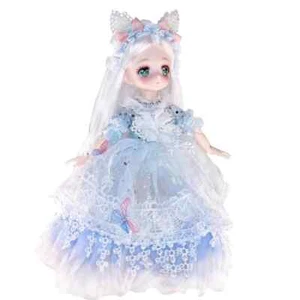 1/6 Bjd Byte Dolls for Kids Girls DIY Ball-jointed Face Doll 30cm Clothes Dress - Picture 1 of 44
