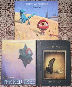 3 x Shaun Tan Books + The Arrival + The Red Tree + Rules of Summer - Picture 1 of 10