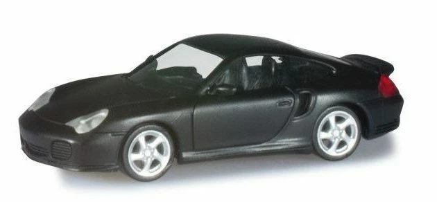 Herpa - 038331 - PORSCHE 911 TURBO BLACK MATT - Scala 1/87 H0 - Immagine 1 di 1
