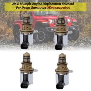 4PC Multiple Displacement Solenoid 53022298AA For Dodge Ram Jeep 5.7L 6.4L 10-23 - Picture 1 of 18