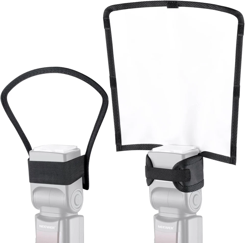2 Pcs Speedlite Soft Reflector Diffusing Panel Flash Softbox Diffuser Kit - Image 1 of 4