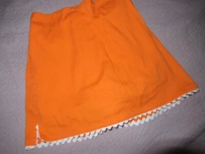 nwot Cottontail originals orange stretch cotton skort girl 6X free ship USA - Picture 1 of 2