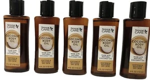 5 Packs Personal Care Coconut Body Oil Made With Natural Coconut Oil:4floz/118ml - Picture 1 of 2