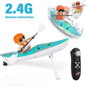 2.4Ghz Indoor Mini RC Boat Simulation Remote Control Rowing Rechargeable Toy - Picture 1 of 12