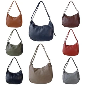 Women Soft Curve Classic Shoulder Hobo Bag Minimalist Faux Leather Purse YGC2410 - Picture 1 of 27
