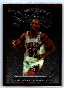 1996 Topps Finest Basketball - Dennis Rodman Sterling S9 #5 - Bild 1 von 2