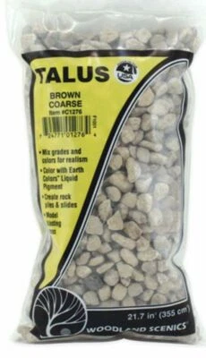 Woodland Scenics ~ Any Scale ~ Rock Debris ~ Coarse Brown Talus ~ C1276 - Image 1 of 3