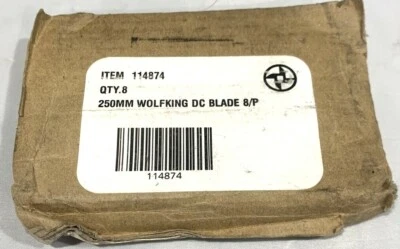 Paquete de 8 cuchillas WolfKing DC de 250 mm 114874 Foto 1 de 3