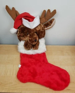Medias de Navidad 3D vintage de peluche y cosas alce reno Corea grandes - Imagen 1 de 9