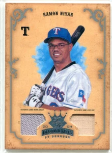 2004 Diamond Kings DK Materials Silver #58 Ramon Nivar Bat Jersey Card 03/50  - Picture 1 of 1