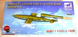 KIT BRONCO ANCIEN GERMAN V-1 FIESELER FLYING BOMB 1/35 ème BON ÉTAT COMPLET - Imagen 1 de 5
