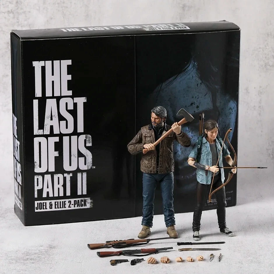 NECA Figurine The Last Of Us Joel et Ellie part 2 Collector 18 cm NEUF - Photo 1/4