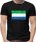 Sierra Leone Flag Mens T-Shirt - Freetow - Africa - Country - Travel - Flags