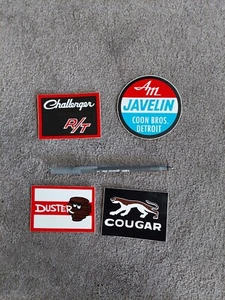 Vintage 60, 70er Jahre Mopar Duster Puma Challenger Speer Aufkleber Aufkleber - Bild 1 von 1