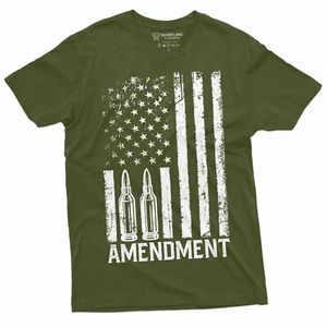 T-shirt bandiera USA patriottica americana Pro Gun secondo emendamento maglietta - Foto 1 di 9