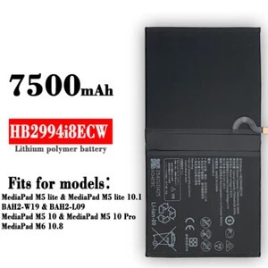 Batteria telefono di ricambio per Huawei MediaPad M6 10.8 M5 LITE TAB HB299418ECW - Foto 1 di 5