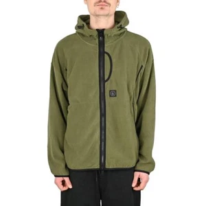Volcom Nomaa Capucha Cremallera Polar - Invierno Musgo - Imagen 1 de 6