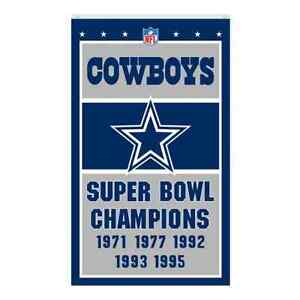 Dallas Cowboys Football fans 3x5 ft Champion Flag - Ideal NFL Gift Banner