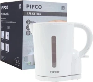 Pifco Electric Kettle 1.7 Litre Capacity 2200W Cordless White Brand New - Picture 1 of 5