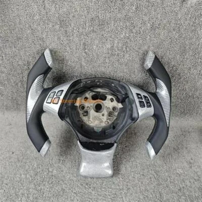 Custom CARBON FIBER Leather Steering Wheel FOR BMW 328i 2008 Series 3 E90 - Image 1 of 4